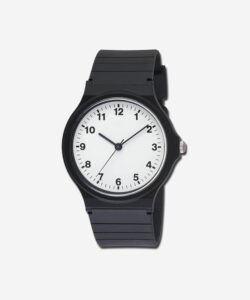 Black wrist watch