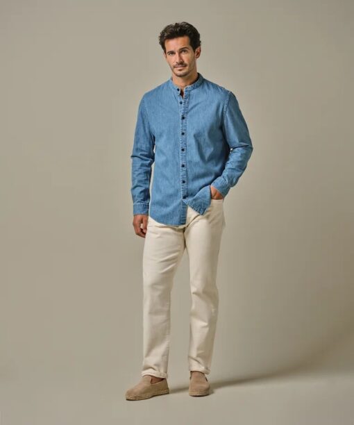Japanese denim standing collar - Image 5