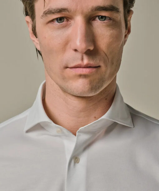White Japanese knitted shirt - Image 5