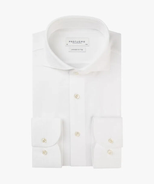 White Japanese knitted shirt - Image 2