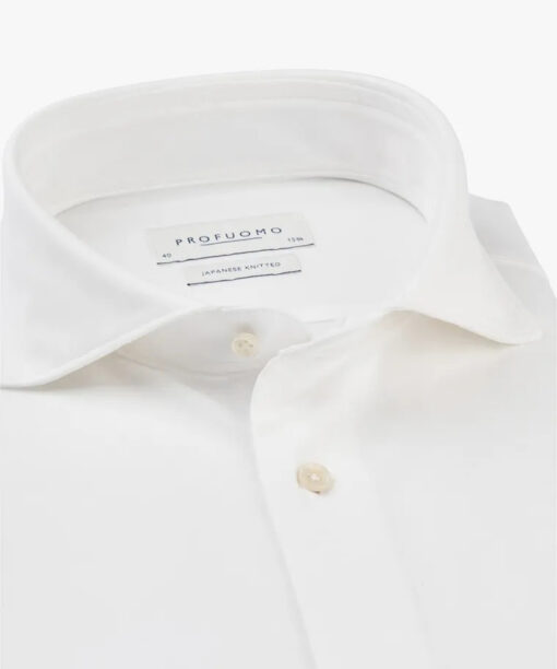 White Japanese knitted shirt - Image 3