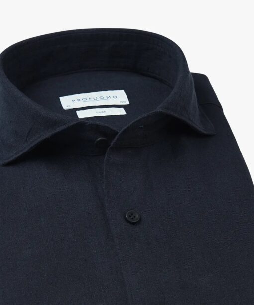 Navy linen shirt - Image 2