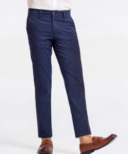 Men's Navy Blue Chino Pant