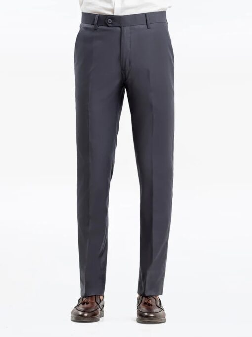 Men's Dark Grey Formal Pant