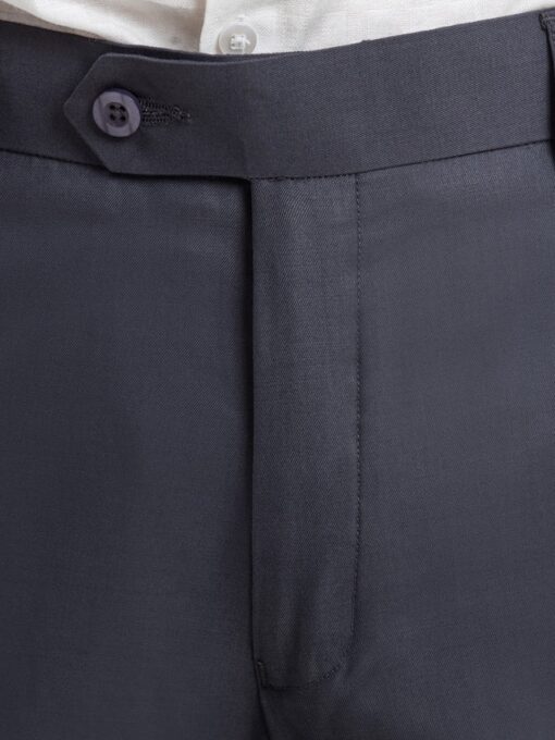 Men's Dark Grey Formal Pant - Image 2