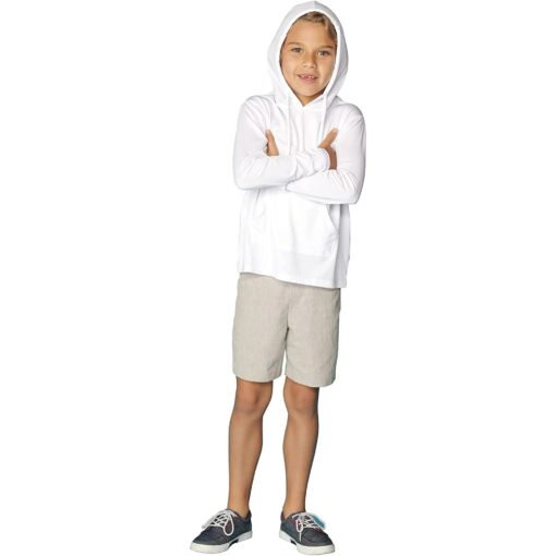 INGEAR Boys UPF 50+ Sun Protection UV Hoodie T-Shirt Long Sleeve with Pockets SPF Shirt Boys Sun Shirt with Hood - Image 3