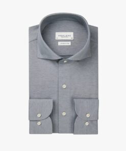 Blue Japanese knitted shirt