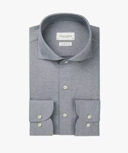 Blue Japanese knitted shirt