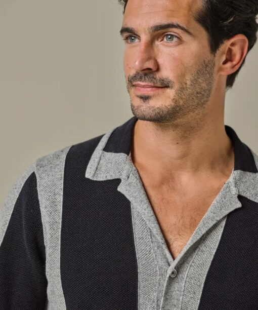 Camp stripe cotton polo - Image 3