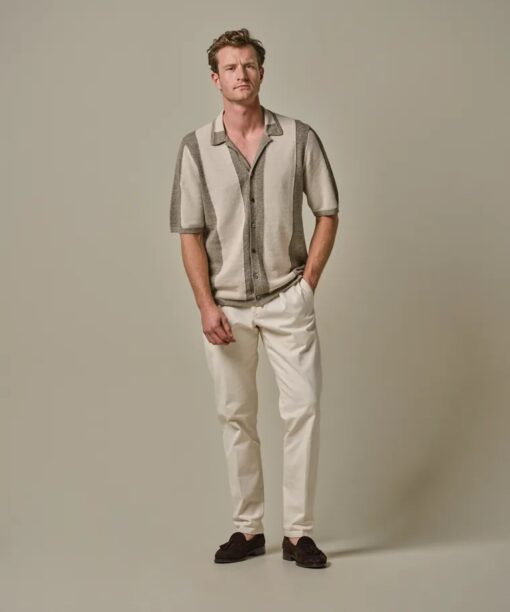 Camp stripe cotton polo - Image 2