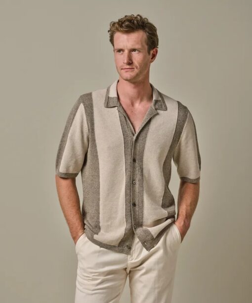 Camp stripe cotton polo - Image 3