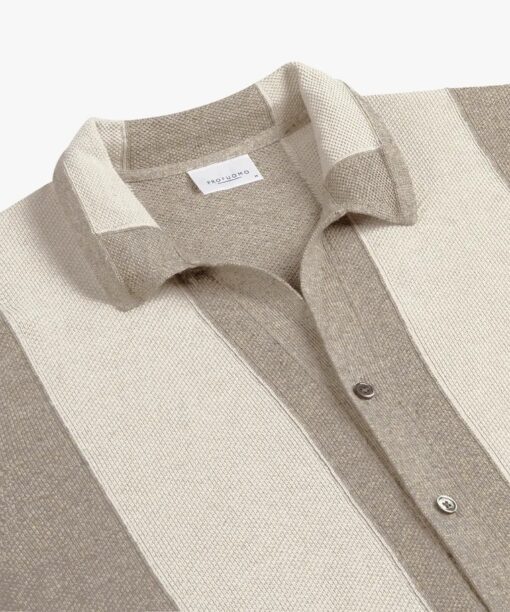 Camp stripe cotton polo - Image 4