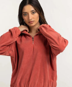 Coral Basic Sweatshirt