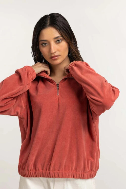Coral Basic Sweatshirt