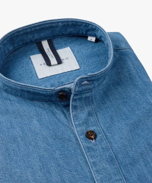 Japanese denim standing collar - Image 3