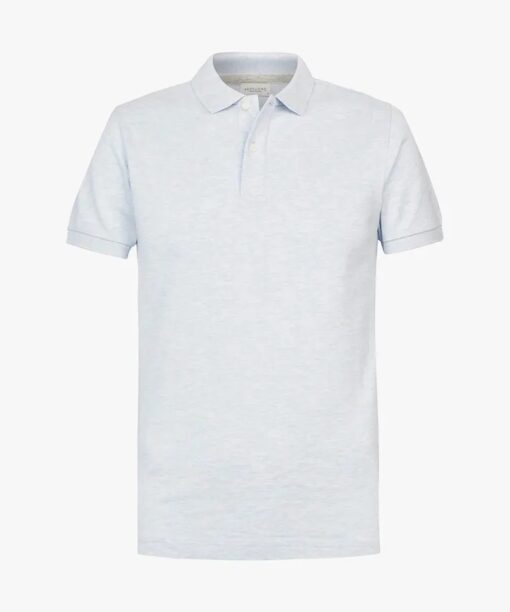 Light blue pique polo - Image 3