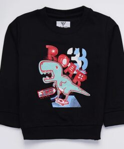Boys Printed Full Sleeve Sweat T-Shirt (7204)