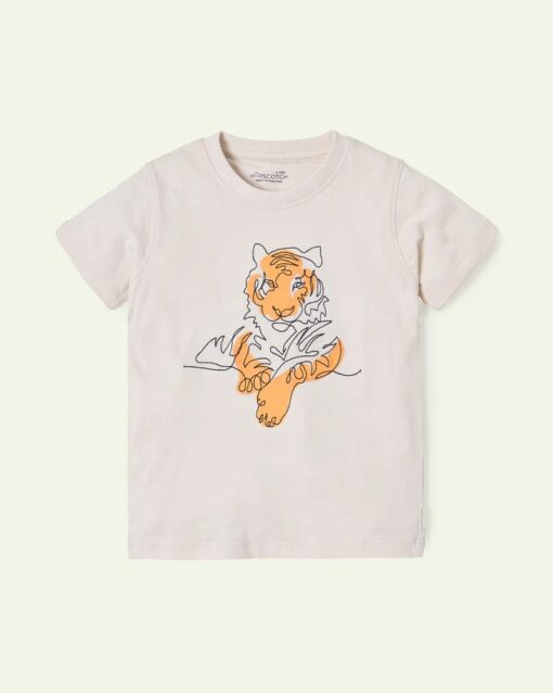 Tiger Embroidered T-Shirt