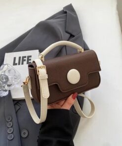 Fineur - Dot Luxe Crossbody Bag - Brown