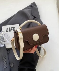 Fineur - Dot Luxe Crossbody Bag - Brown