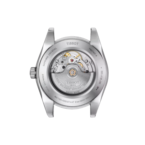 Tissot Gentleman Powermatic 80 Silicium Solid 18K Gold Bezel - Image 5