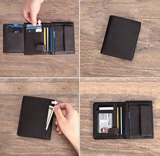 Original Cow Leather Wallet-For Men - Image 3